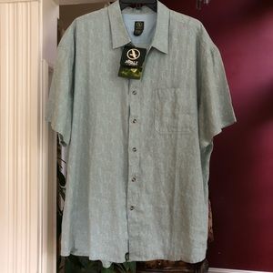 NWT Aigle Linen Shirt XXL